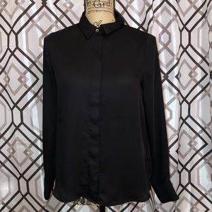 H&M Black Button Down Long Sleeve